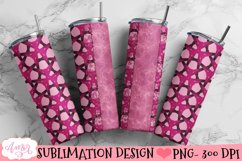 Pink Tumbler Wrap for Sublimation | Customizable tumbler Product Image 2