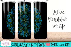 Mandala Tumbler Wraps for Sublimation BUNDLE | 12 PNG Product Image 5