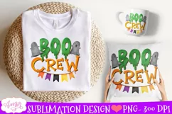 Boo Crew Sublimation PNG| Halloween ghosts PNG illustration Product Image 2