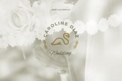 Swan Line Art Logo Template Product Image 1