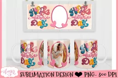 Mom photo mug wrap PNG | Mother's day mug sublimation Product Image 3