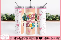 Happy mother's day Tumbler Wrap for Sublimation Product Image 3