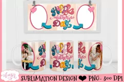 Mom photo mug wrap PNG | Mother's day mug sublimation Product Image 3