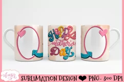 Mom photo mug wrap PNG | Mother's day mug sublimation Product Image 2