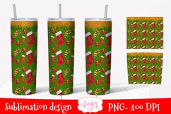 BUNDLE Christmas tumbler wrap for sublimation, 11 PNG Product Image 9