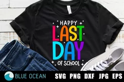 Happy Last day of School SVG, Last day SVG, Teacher shirt Product Image 1