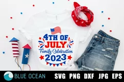 4th of July Family SVG, 4th of July Celebration SVG Product Image 1