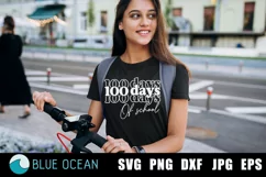 100 days of School SVG, 100 days SVG, School SVG Product Image 4