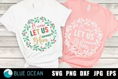 O Come Let Us Adore Him svg, Christmas Svg, Christian svg Product Image 1