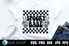 Spooky babe svg, Spooky babe PNG, Retro Spooky babe Product Image 1