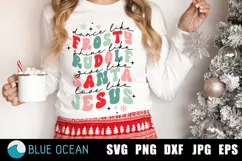 Dance Like Frosty SVG, Shine like Rudolph Give like Santa Product Image 7