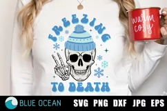 Freezing to death svg, Freezing Season svg, Freezing svg Product Image 1