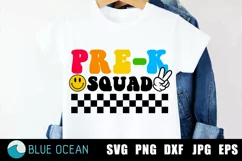 Pre-K Squad Svg, Pre-K Teacher SVG, Teacher shirt SVG Product Image 1