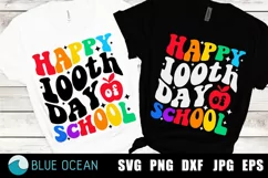 Happy 100th day of school SVG, 100 days of school SVG Product Image 1