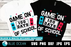 Game on 100 days of school SVG, 100 days boys SVG, 100 Days Product Image 5