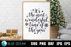 It's the most wonderful time of the year SVG, Christmas SVG Product Image 1