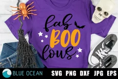 Fab BOO lous svg, Halloween Fabooulous SVG, halloween SVG Product Image 1