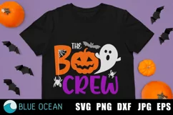 The boo crew SVG, Halloween SVG, Boo SVG, Halloween Kids Product Image 1