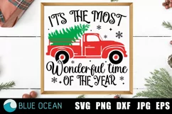 It's the most wonderful time of the year SVG, Christmas SVG Product Image 1
