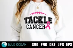 Tackle Cancer Svg, Breast Cancer Svg, Cancer Product Image 1