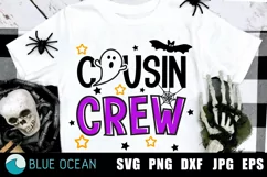 Cousin Crew SVG, Halloween SVG, Boo Crew SVG, Cousin Crew Product Image 1