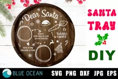 Cookies for Santa Tray SVG, Dear Santa Tray SVG Product Image 1