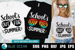 School out for summer SVG, Summer SVG, Teacher SVG Product Image 1