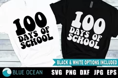 100 days of school SVG, 100 days SVG, Teacher shirt Product Image 1
