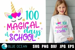 100 magical days of school SVG, 100 days of school SVG Product Image 1