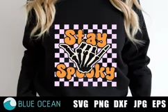 Stay Spooky SVG, Stay Spooky PNG, Retro Halloween SVG Product Image 1