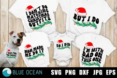 I don't do matching christmas outfits SVG, But I do SVG Product Image 1