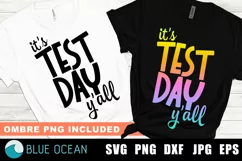 Test Day Svg, Test Day Yall Svg, Teacher Shirt Design Product Image 1