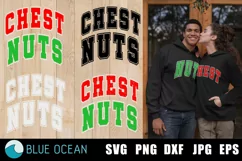 Chest Nut SVG, Christmas Couple shirts SVG, Funny Christmas Product Image 1