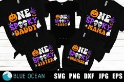One Spooky Family SVG, Halloween SVG Bundle, Family Shirts Product Image 1