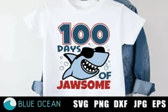100 days of jawsome SVG, 100 days of school SVG Product Image 1