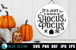 Hocus Pocus Sign SVG, I'ts just a bunch of Hocus Pocus Product Image 1
