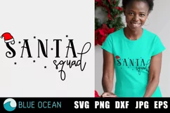 Santa Squad SVG, Santa squad shirt, Christmas shirt SVG Product Image 1