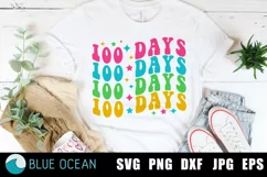 100 days SVG, 100 days of school SVG, 100 days PNG Product Image 1
