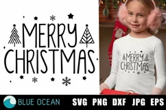 Merry Christmas SVG, Merry Christmas shirt SVG, Christmas Product Image 1