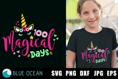100 magical days SVG, 100 days of school SVG, 100 days Product Image 1