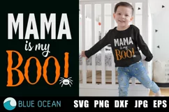 Mama is my boo SVG, Kids halloween SVG, Baby Halloween SVG Product Image 1