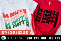 Be merry SVG, Be Merry PNG, Merry Christmas SVG, Christmas Product Image 1