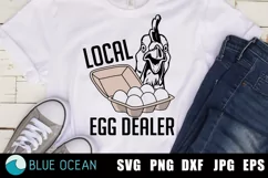 Local Egg Dealer SVG, Egg Dealer SVG, Chicken SVG Product Image 5