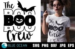 Boo Crew SVG, Halloween SVG, Halloween Squad, Spooky shirt Product Image 1