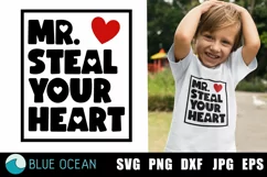 Mr Steal your Heart SVG, Valentine's day SVG Product Image 1