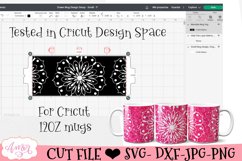 Mandala Mug Wrap SVG for Cricut infusible ink Product Image 2
