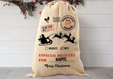 Christmas Sack SVG, Christmas bag SVG, Santa Sack Svg Product Image 2