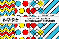 Cat in The Hat Digital Papers, scrapbook backgrounds designs Product Image 1