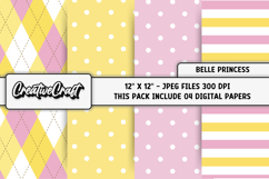 Beauty and the Best Digital Papers, princess designs Product Image 1