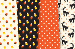 Halloween Seamless Patterns, happy halloween digital papers Product Image 2
